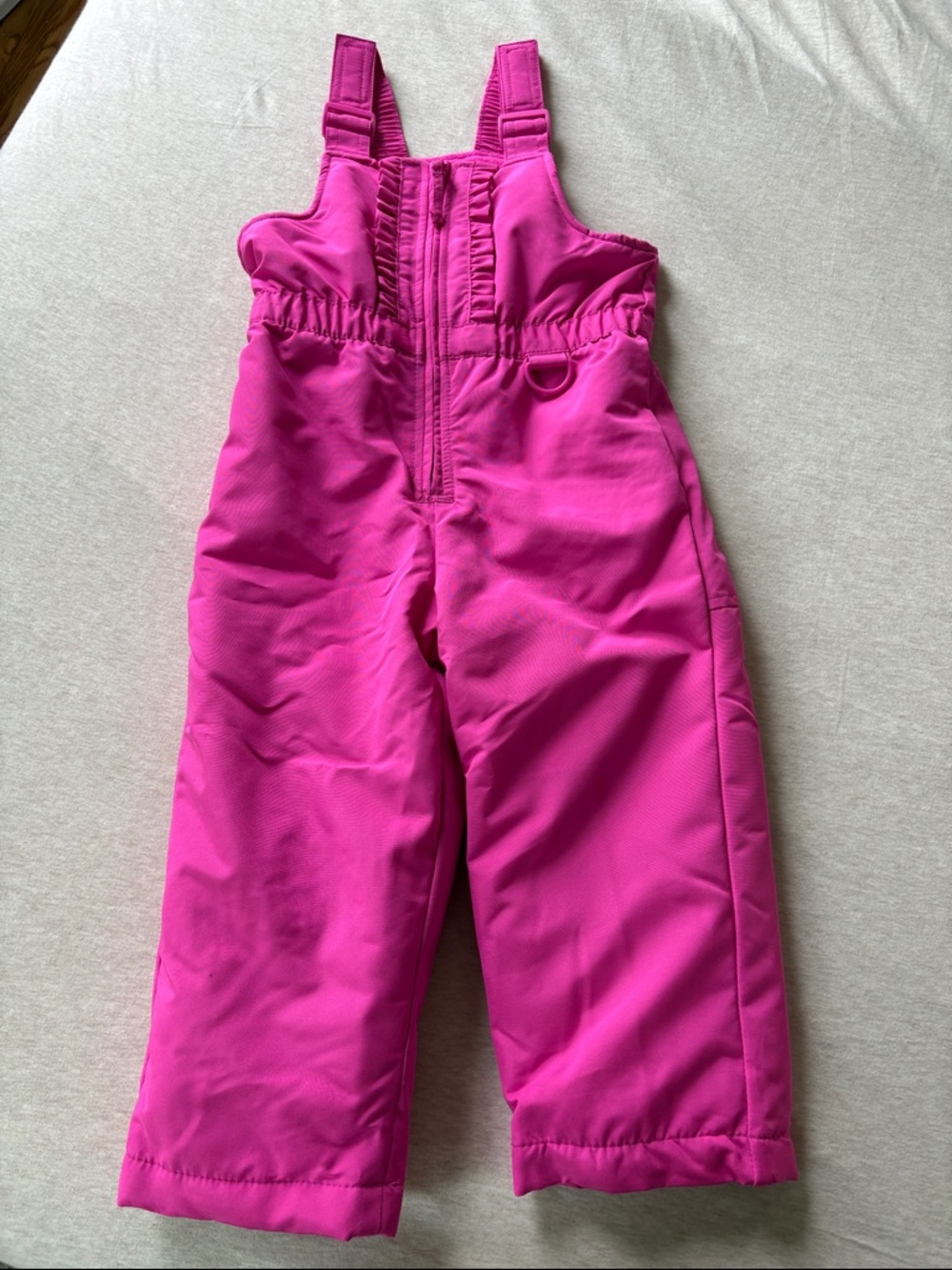 3T Kids Pink Insulated Snow Bib Overalls Lightly Worn
